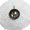Marie Dumas Chilewich Dahlia Silver Placemat