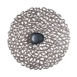 Marie Dumas Chilewich Pebble Gunmetal Placemat