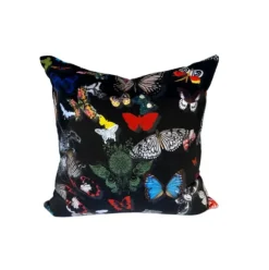 Marie Dumas Christian Lacroix Butterfly Parade Oscuro Three Pillow