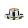 Marie Dumas Christian Lacroix Sol Y Sombra Butterfly Coffee Cup with Saucer