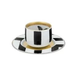 Marie Dumas Christian Lacroix Sol Y Sombra Butterfly Coffee Cup with Saucer