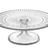 Marie Dumas Classic Footed Cake Plate - Clear