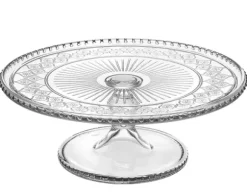 Marie Dumas Classic Footed Cake Plate - Clear