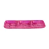 Marie Dumas Classic Magenta 3-Section Tray