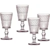 Marie Dumas Classic Pink Set of 4 Goblets