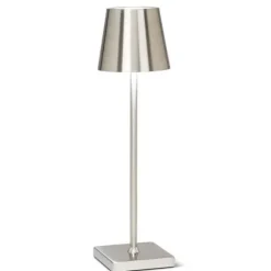 Marie Dumas Classic Shade LED Silver Table Light