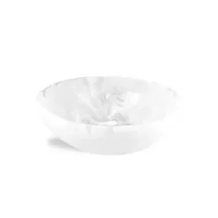 Marie Dumas Classic White Swirl Medium Bowl