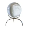 Marie Dumas Clear Nickel Sphere on Base