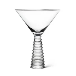 Marie Dumas Clear Stack Base Martini Glass