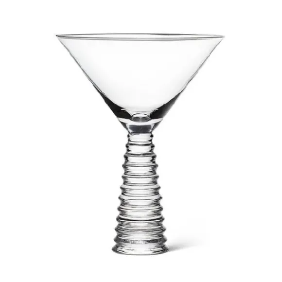 Marie Dumas Clear Stack Base Martini Glass
