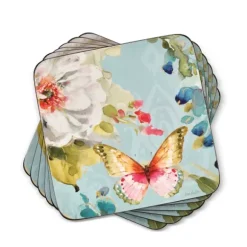Marie Dumas Colorful Breeze Set of Six Coasters