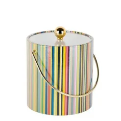 Marie Dumas Colorful Stripes Nice Bucket