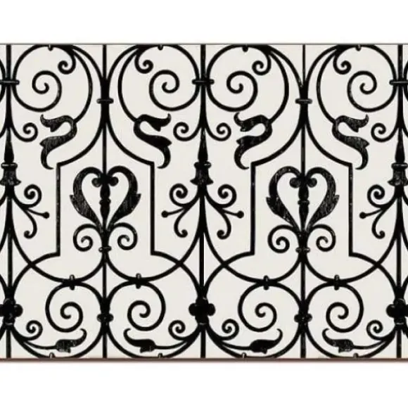 Marie Dumas Cork Placemats Set of 4 - Garden Gate