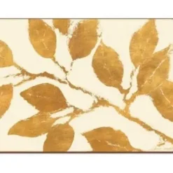 Marie Dumas Cork Placemats Set of 4 - Golden Leaves