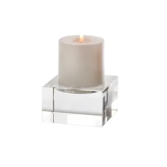 Marie Dumas Crystal Pillar Holder