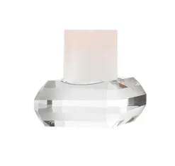 Marie Dumas Crystal Pillar Lined Pillar Holder