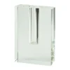 Marie Dumas Crystal Rectangular Bud Vase - Small