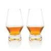 Marie Dumas Crystal Scotch Footed Glass - Set of 2
