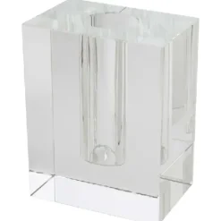 Marie Dumas Crystal Square Vase