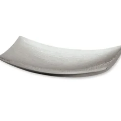 Marie Dumas Curved Stainless Steel Hammered Tray