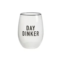Marie Dumas Day Dinker Stemless Wine Glass