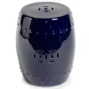Marie Dumas Deep Blue Ceramic Stool