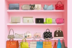 Marie Dumas Designer Handbags in Pink Wall Art