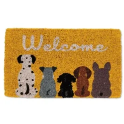 Marie Dumas Dog “Welcome” Doormat