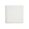 Marie Dumas Duet White Napkin with Gold Trim