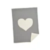 Marie Dumas Elise Reversible Heart Blanket
