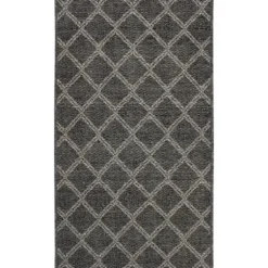 Marie Dumas Esterno Matto Charcoal Rug 7 x 9"