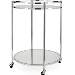 Marie Dumas Eve Round Bar Cart