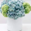 Marie Dumas Floral Arrangement - White Glass Vase