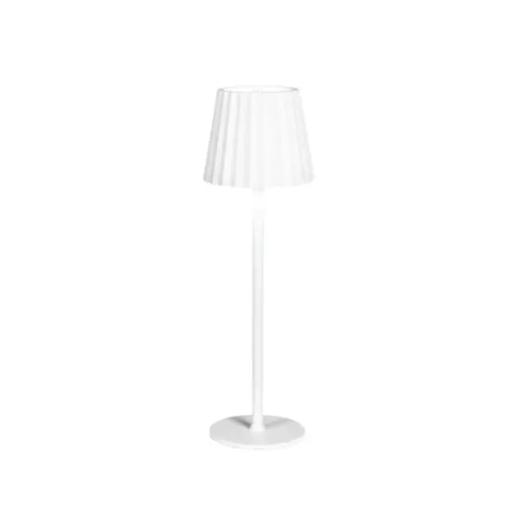Marie Dumas Fluted White Lamp