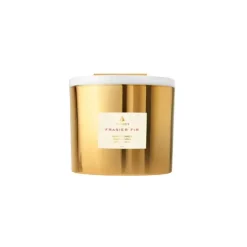 Marie Dumas Frasier Fir Gold 3-Wick Candle