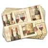 Marie Dumas French Cellar Set of Four Placemats