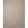 Marie Dumas Gayle Diagnoal Beige Rug 5 x 7"