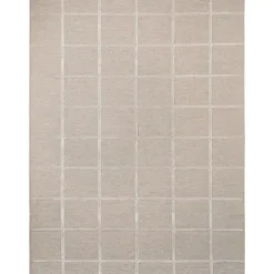 Marie Dumas Gayle Grid Beige Rug 3 x 8"