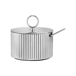 Marie Dumas Georg Jensen Bernadotte Sugar Bowl with Spoon