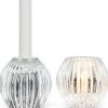 Marie Dumas Glass Reversible Taper and Votive Candle Holder