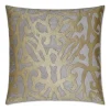 Marie Dumas Gold Brocade Pillow