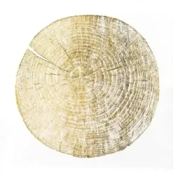 Marie Dumas Gold Cross Cut Print I