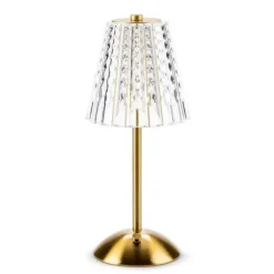 Marie Dumas Gold Crystal Shade Lamp