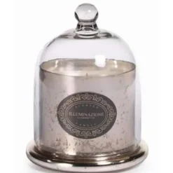 Marie Dumas Gold Orchid Candle with Dome - Small