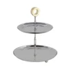Marie Dumas Gold Ring 2-Tier Server