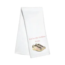 Marie Dumas Golden To My Shoes Kitchen Towel
