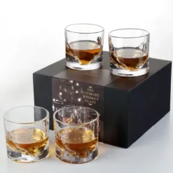 Marie Dumas Grand Canyon Whiskey Glasses - Set of 4
