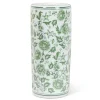 Marie Dumas Green Floral Umbrella Stand