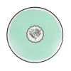 Marie Dumas Green Herbariae Dessert Plate