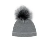 Marie Dumas Grey Contrast Hat